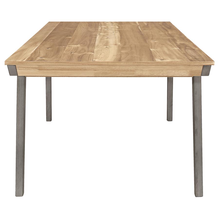 (image for) Nogales Rectangular 71-inch Wood Dining Table Coastal Grey