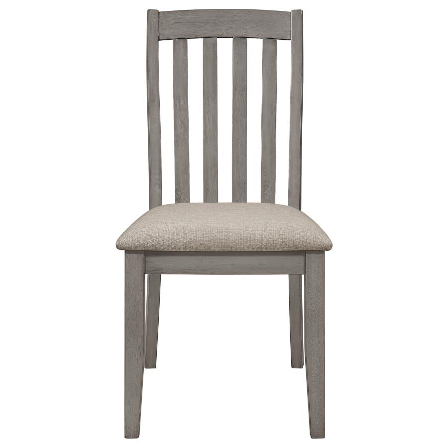 (image for) Nogales Wood Dining Side Chair Coastal Grey (Set of 2)