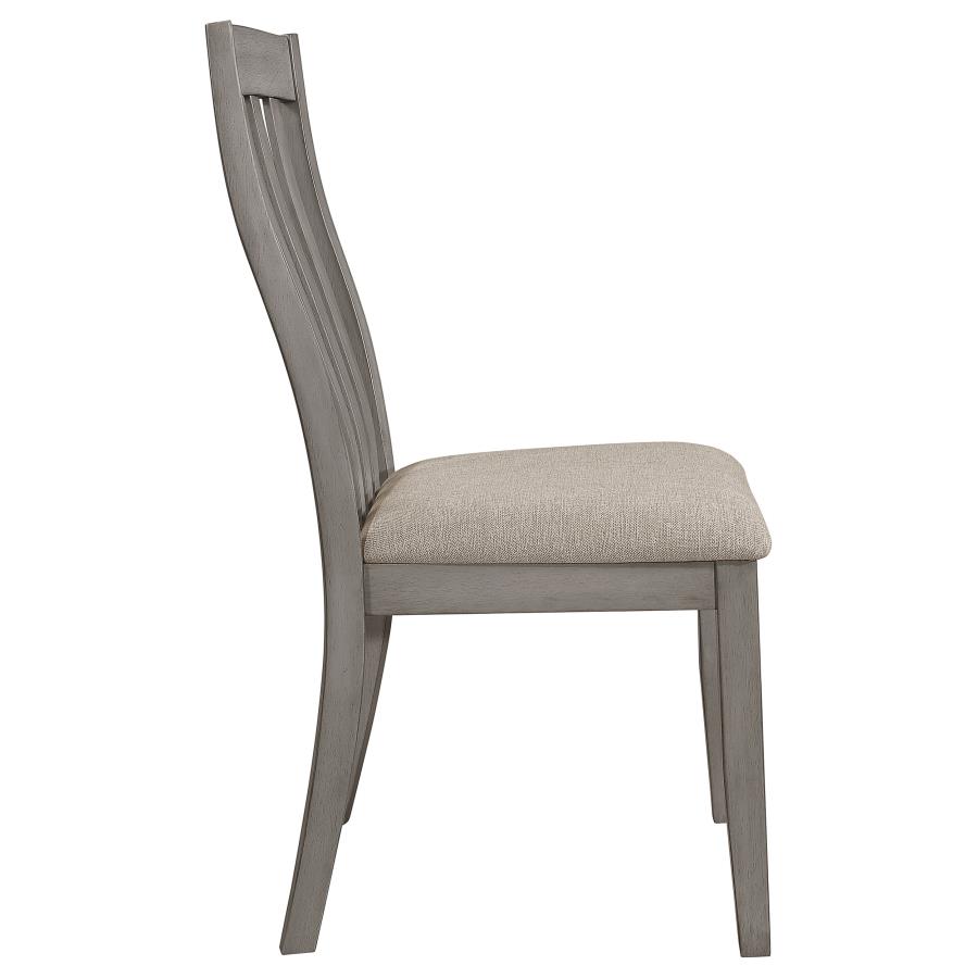 (image for) Nogales Wood Dining Side Chair Coastal Grey (Set of 2)