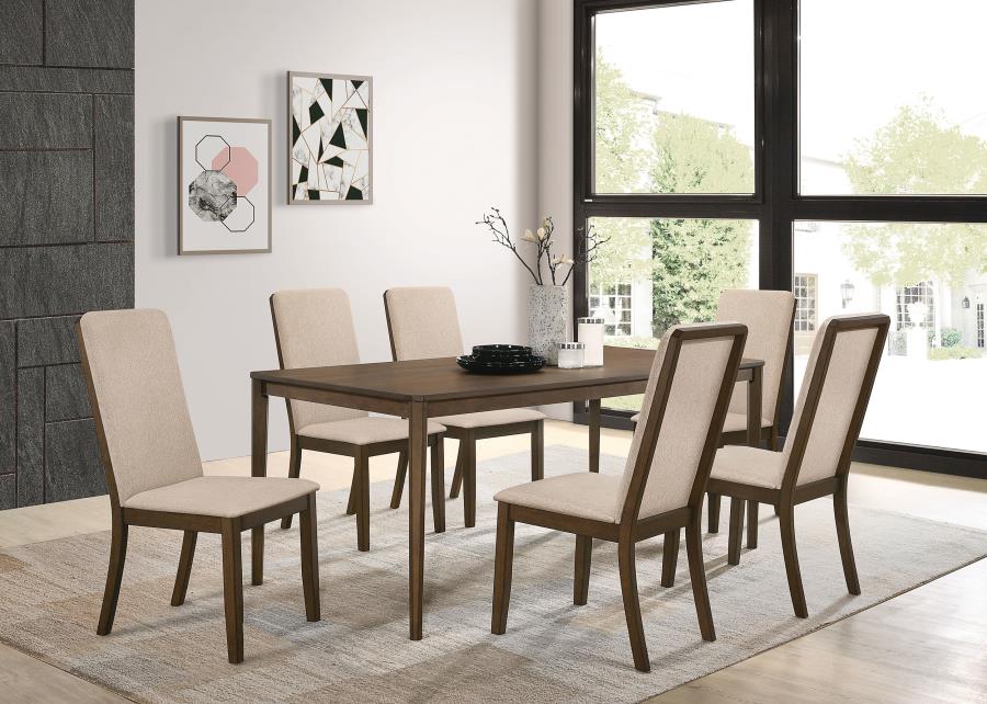 (image for) Wethersfield 7-piece Rectangular Dining Table Set Walnut