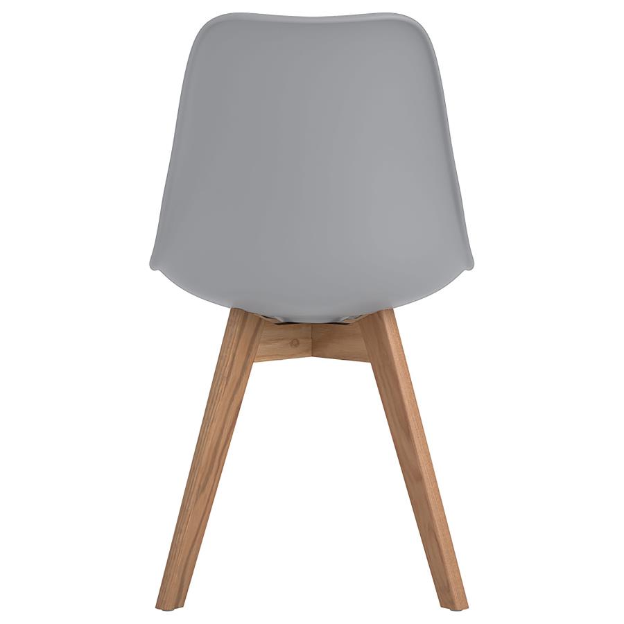 (image for) Caballo Polypropylene Dining Side Chair Grey (Set of 2)