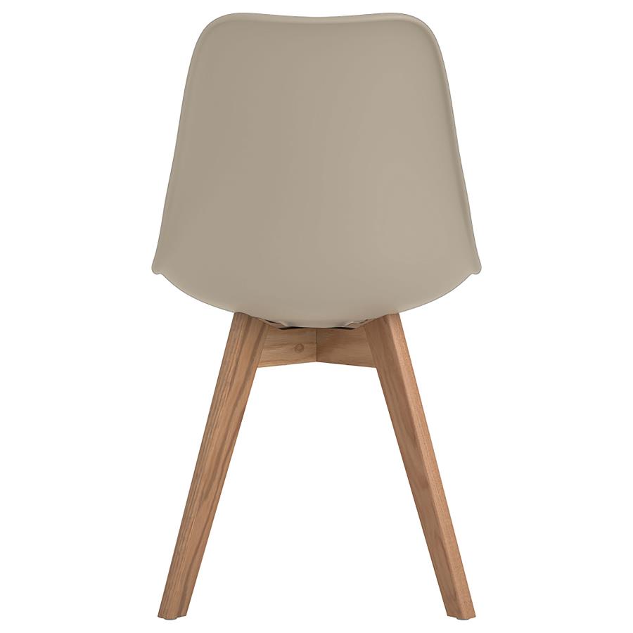 (image for) Caballo Polypropylene Dining Side Chair Tan (Set of 2)