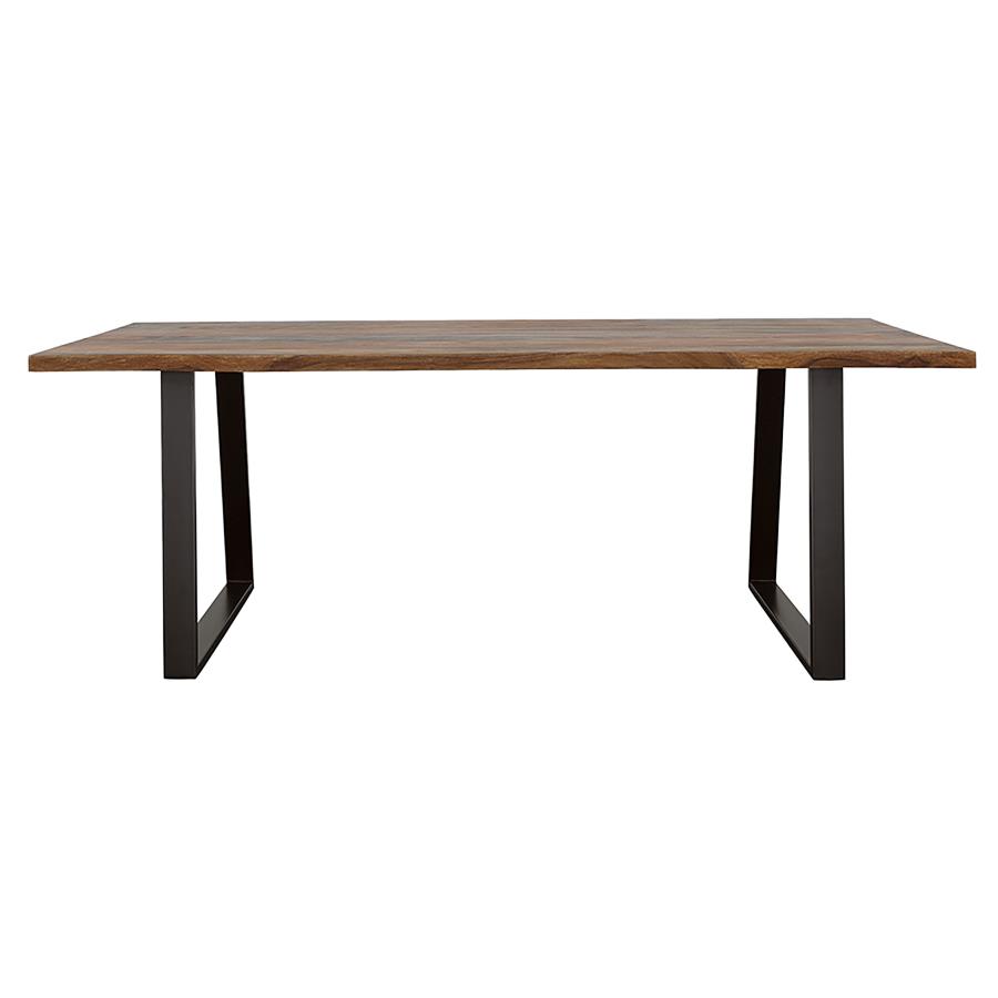 (image for) Ditman 80-inch Live Edge Dining Table Grey Sheesham