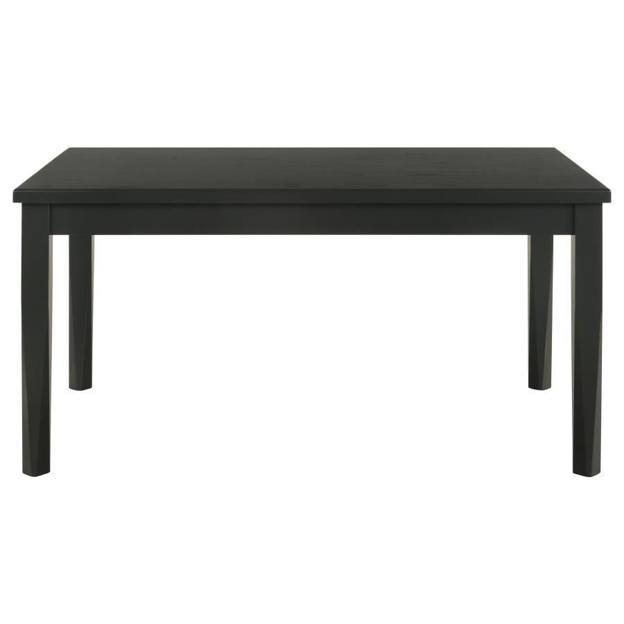 (image for) Appleton Rectangular 59-inch Dining Table Washed Black