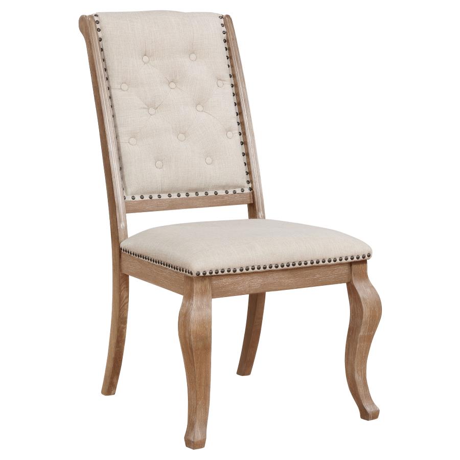 (image for) Brockway Upholstered Dining Chair Barley Brown (Set of 2)