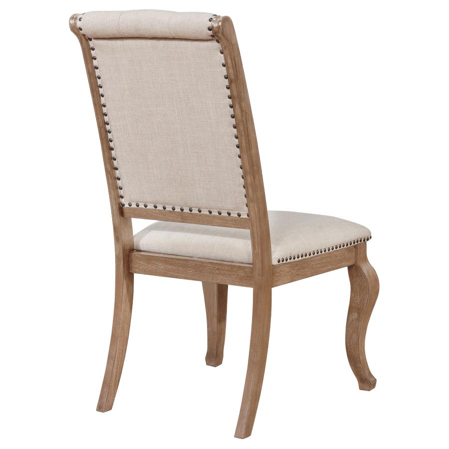 (image for) Brockway Upholstered Dining Chair Barley Brown (Set of 2)