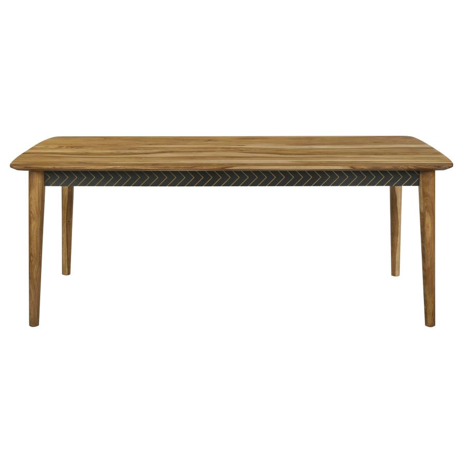 (image for) Partridge Rectangular 80-inch Dining Table Natural Sheesham