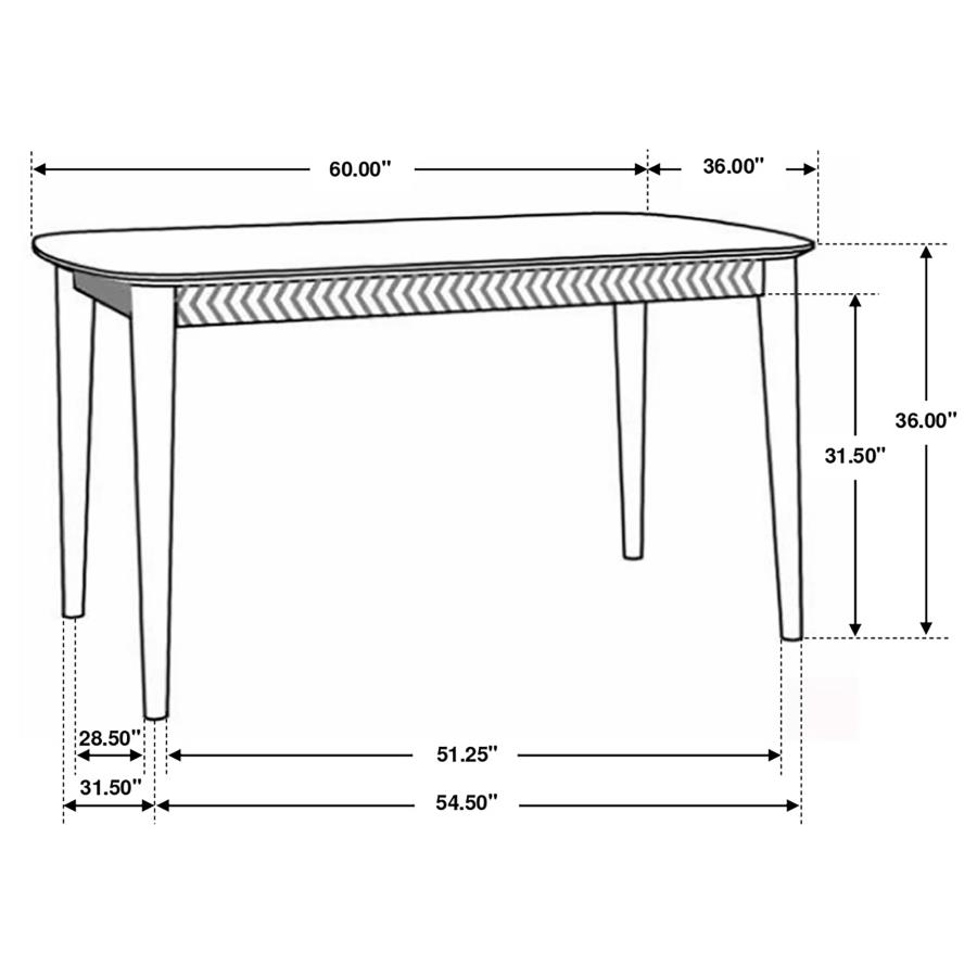 (image for) Partridge 5-piece Counter Dining Set Sheesham and Camel