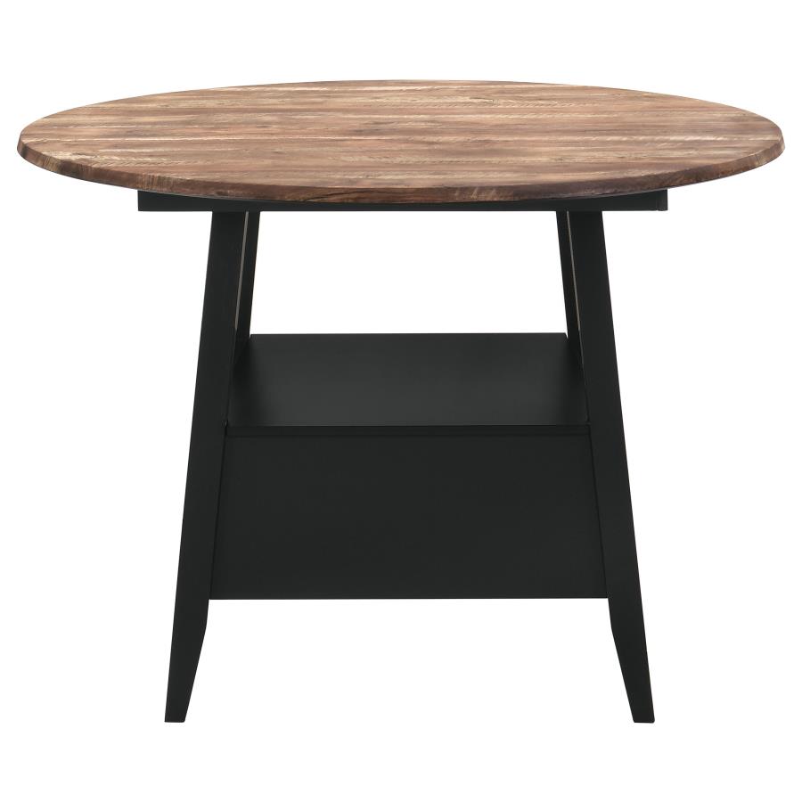 (image for) Gibson Round 50-inch Counter Height Dining Table Yukon Oak