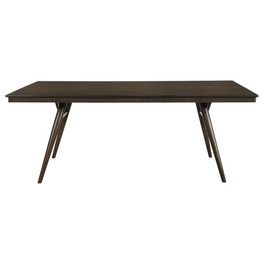 (image for) Wes Rectangular 80-inch Wood Dining Table Dark Walnut