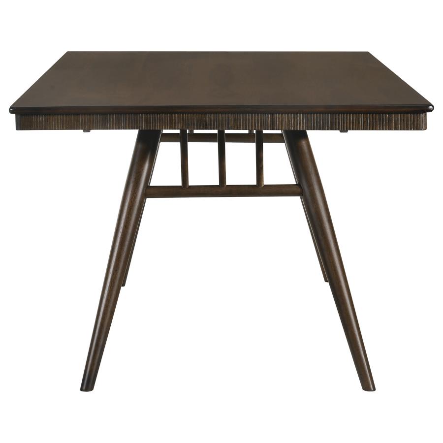 (image for) Wes Rectangular 80-inch Wood Dining Table Dark Walnut