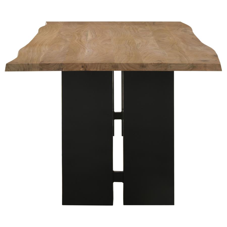 (image for) Bradshaw 80-inch Live Edge Wood Dining Table Natural Acacia