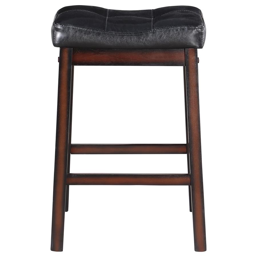 (image for) Donald Upholstered Counter Stool Cappuccino (Set of 2)