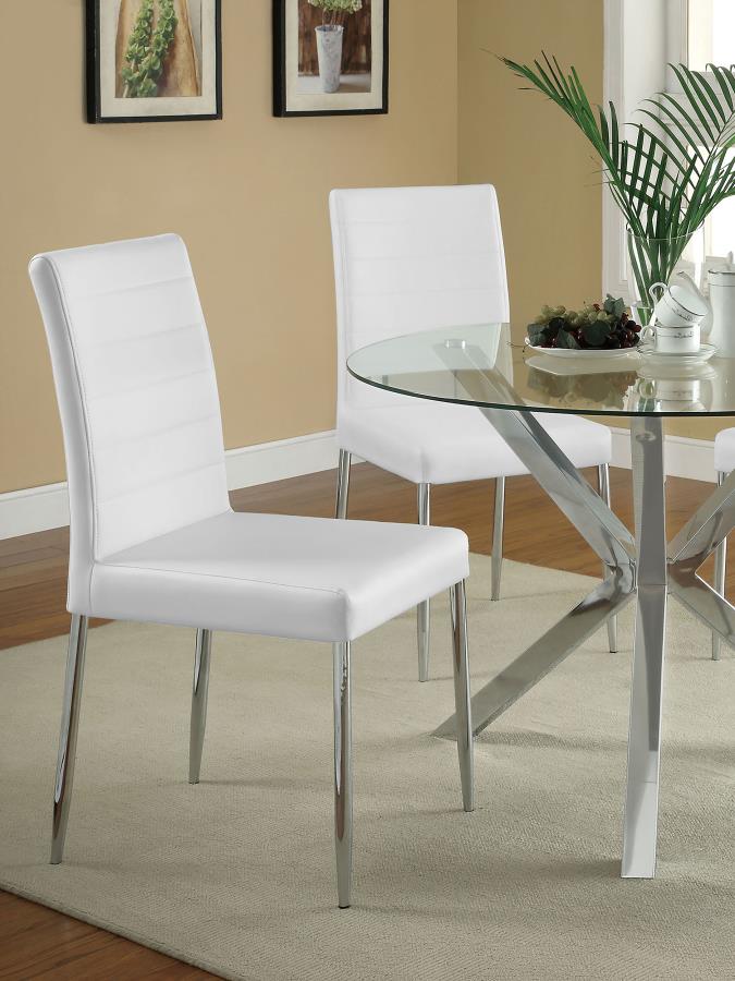 (image for) Maston Upholstered Dining Side Chair White (Set of 4)