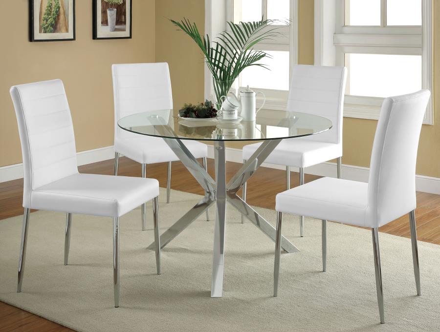 (image for) Maston Upholstered Dining Side Chair White (Set of 4)