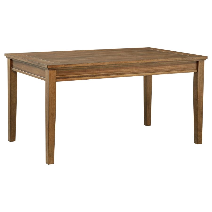 (image for) Atwood Rectangular Wood Dining Table Warm Brown