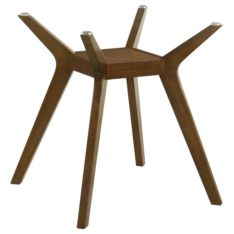 (image for) Paxton Square Wood Counter Height Dining Table Base Brown