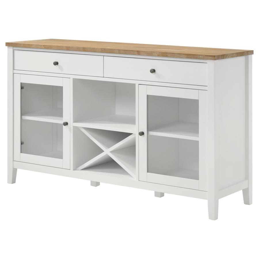 (image for) Hollis 2-door Dining Sideboard Buffet Storage Cabinet White