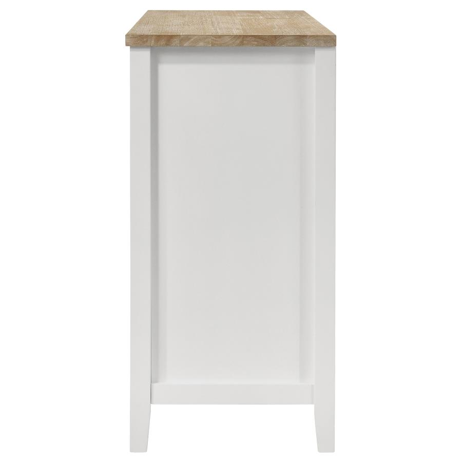 (image for) Hollis 2-door Dining Sideboard Buffet Storage Cabinet White