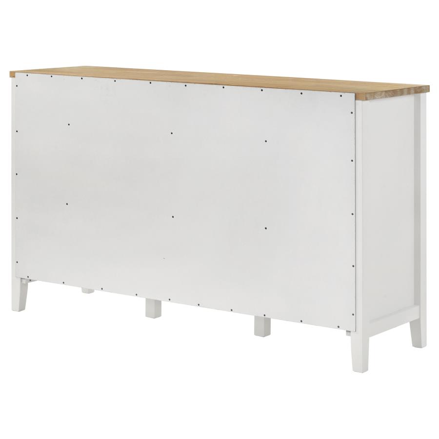 (image for) Hollis 2-door Dining Sideboard Buffet Storage Cabinet White