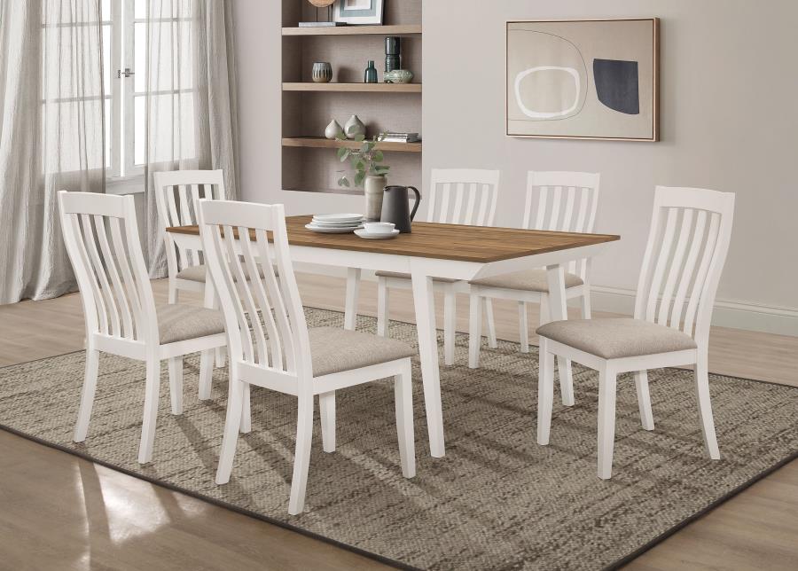 (image for) Nogales Rectangular 71-inch Wood Dining Table Off White