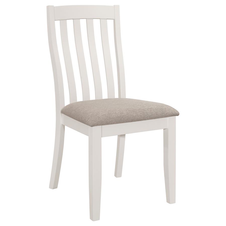 (image for) Nogales Wood Dining Side Chair Off White (Set of 2)