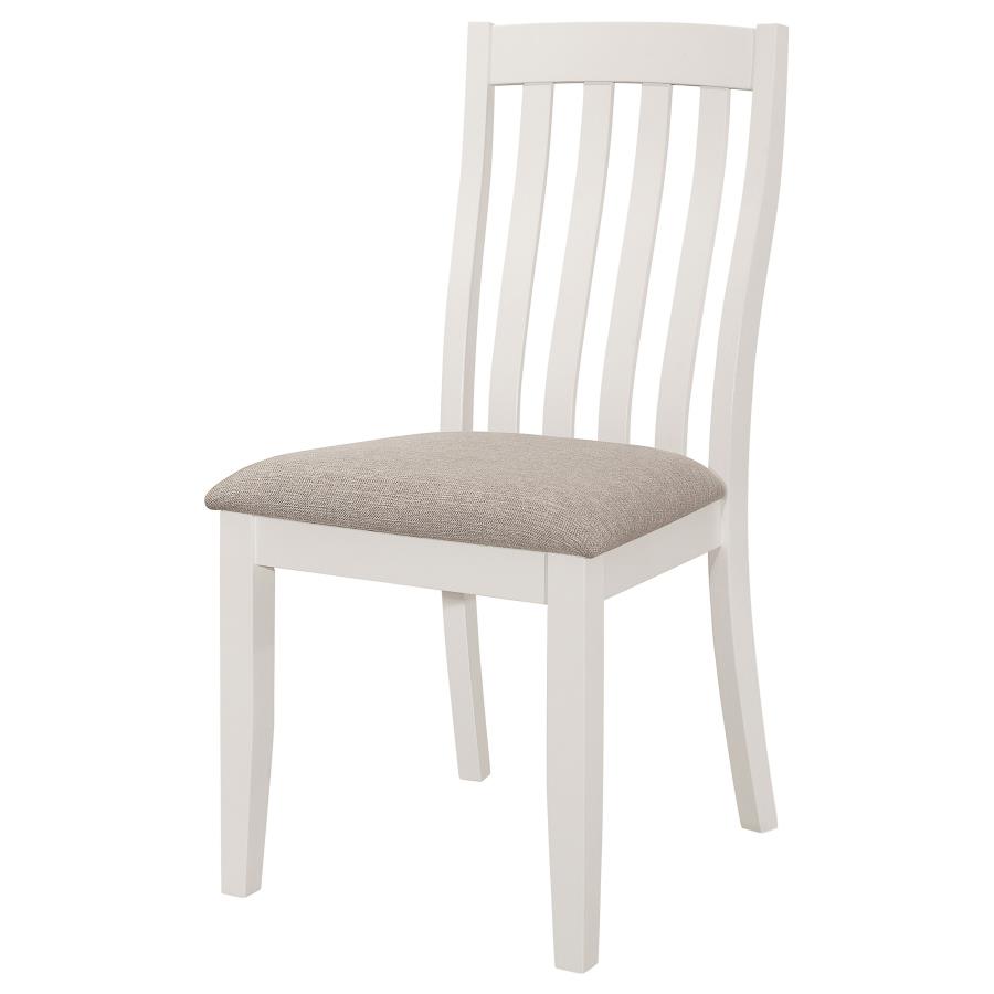 (image for) Nogales Wood Dining Side Chair Off White (Set of 2)