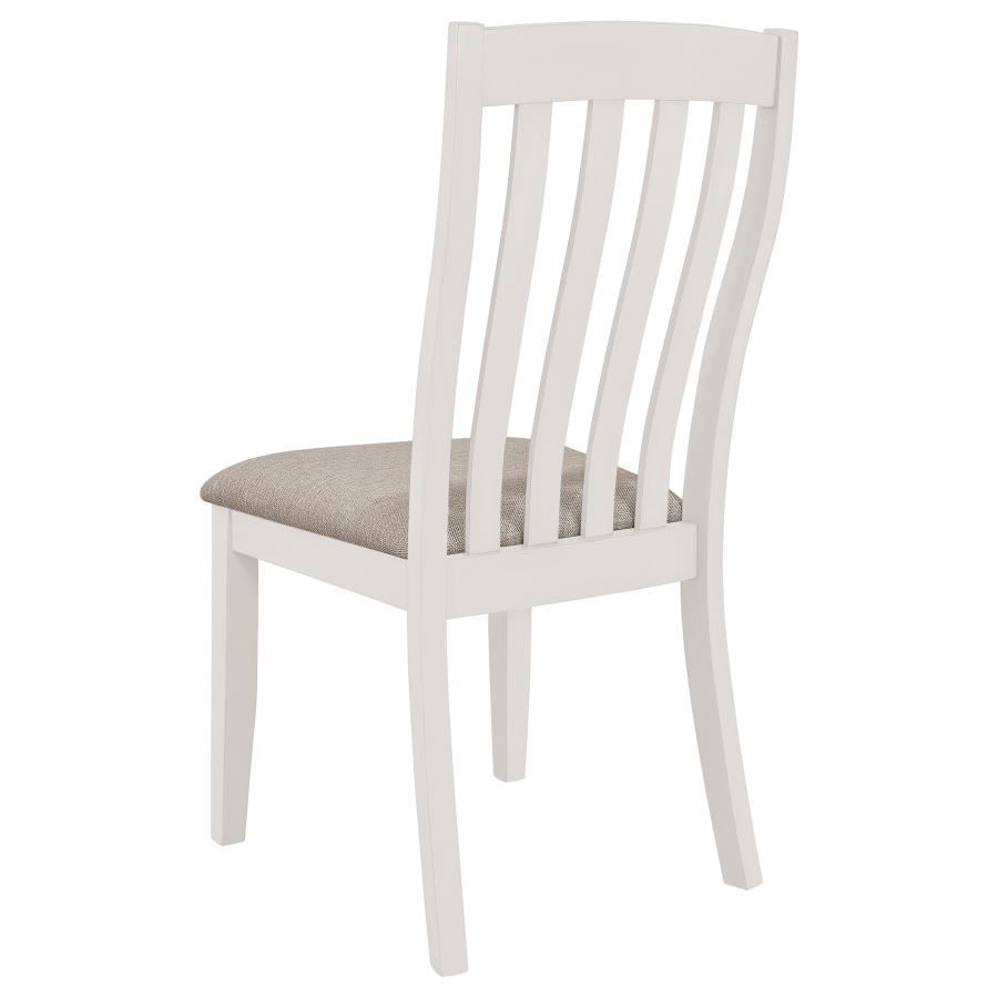 (image for) Nogales Wood Dining Side Chair Off White (Set of 2)