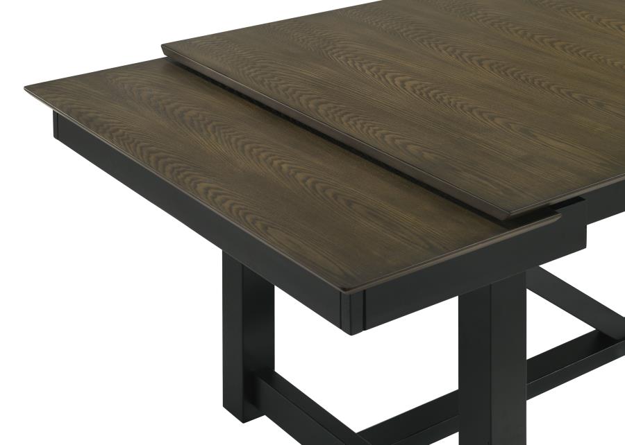 (image for) Malia Rectangular 87-inch Extension Leaf Dining Table Oak