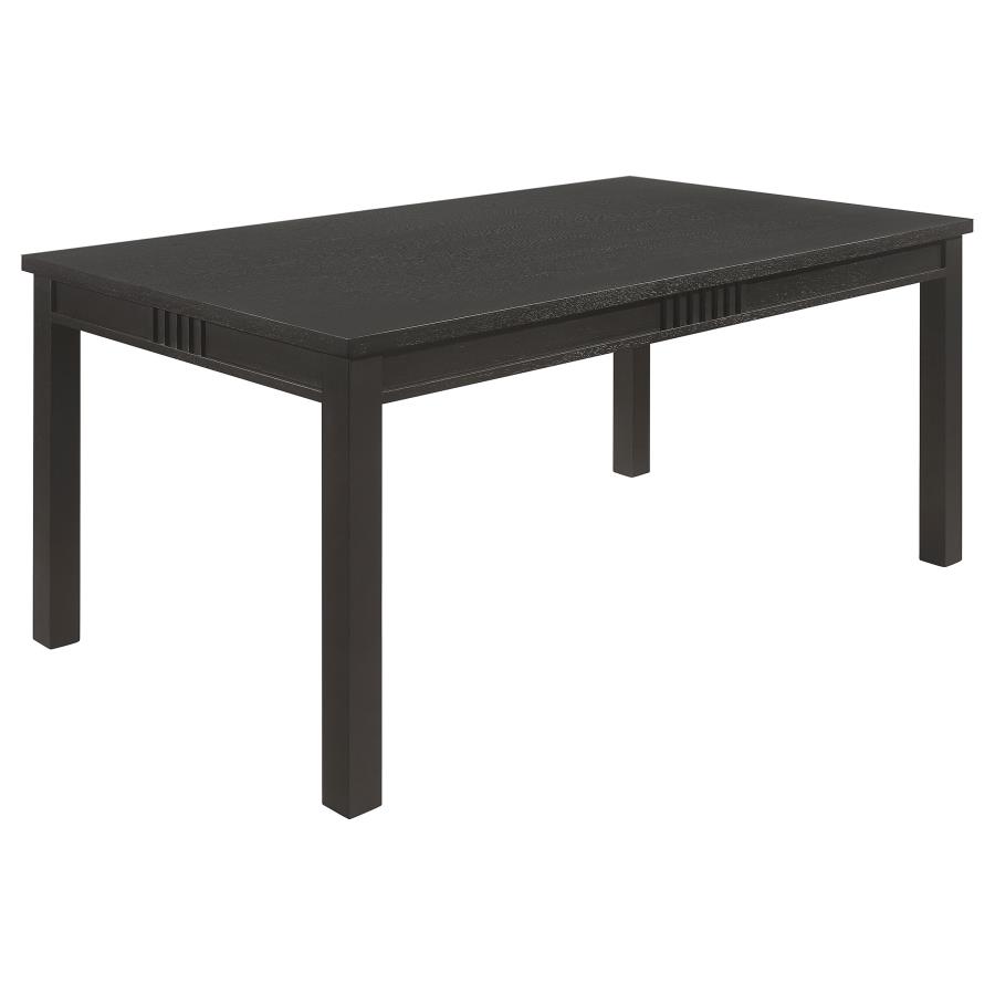 (image for) Marbrisa 5-piece Rectangular Dining Table Set Matte Black