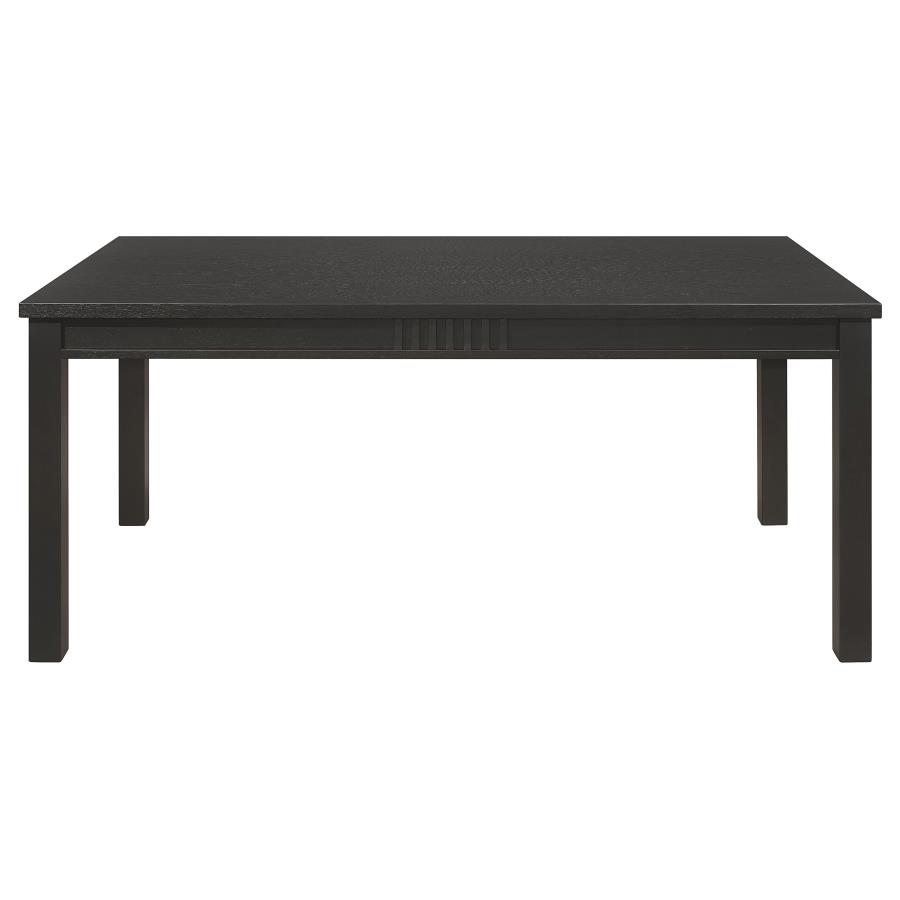 (image for) Marbrisa 5-piece Rectangular Dining Table Set Matte Black