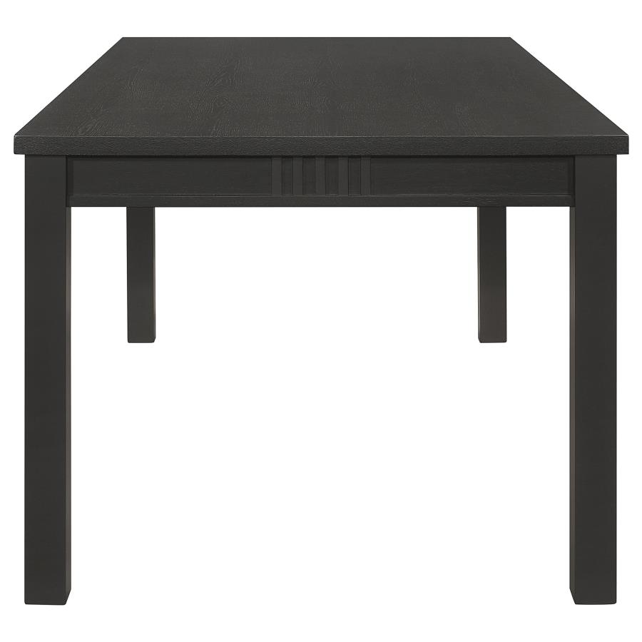 (image for) Marbrisa 5-piece Rectangular Dining Table Set Matte Black