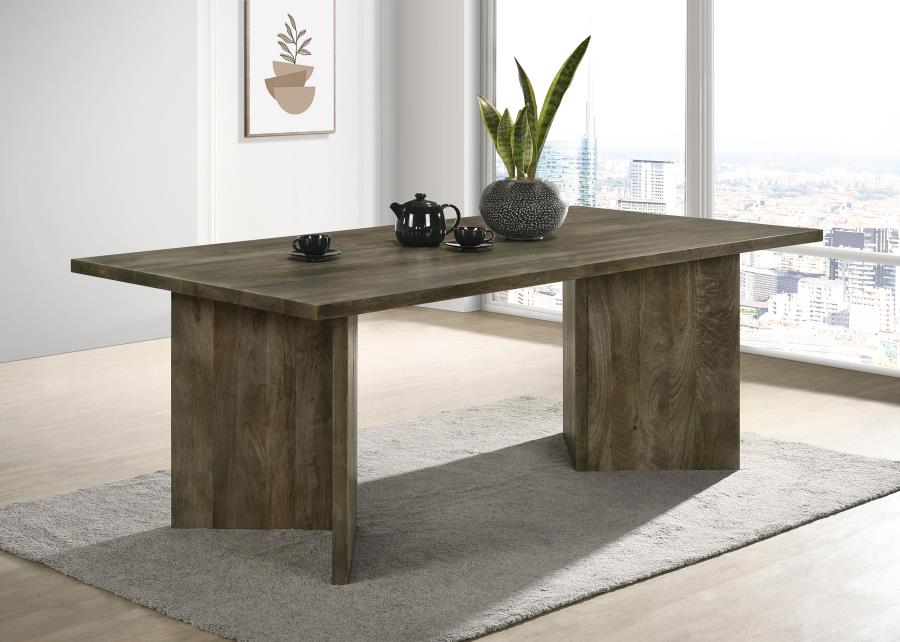 (image for) Tyler 80-inch Solid Wood Dining Table Mango Brown