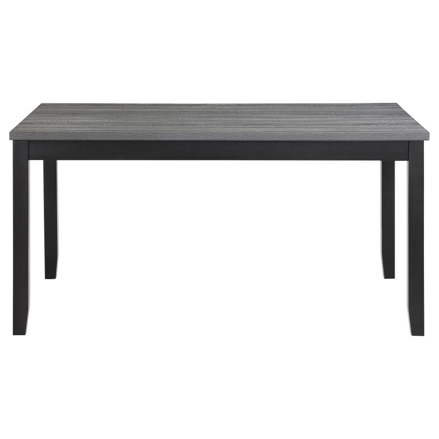 (image for) Barlow 6-piece Rectangular Dining Table Set Grey and Black