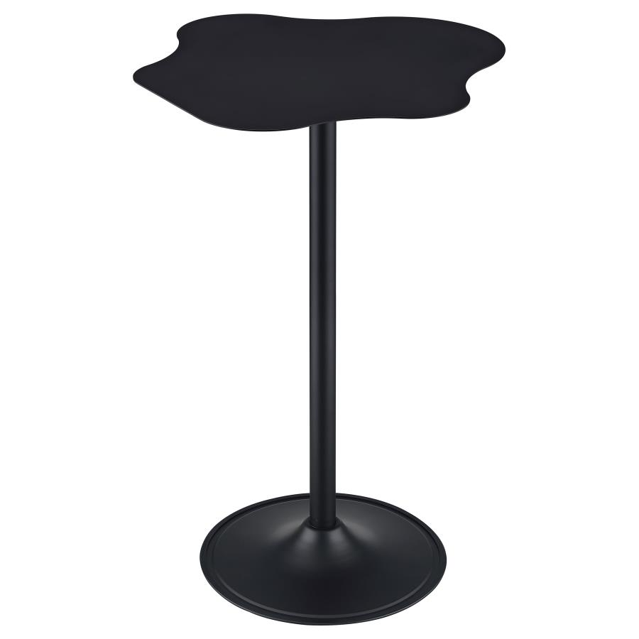 (image for) Keanu Curved 29-inch Cloud-Shaped Bistro Bar Table Black