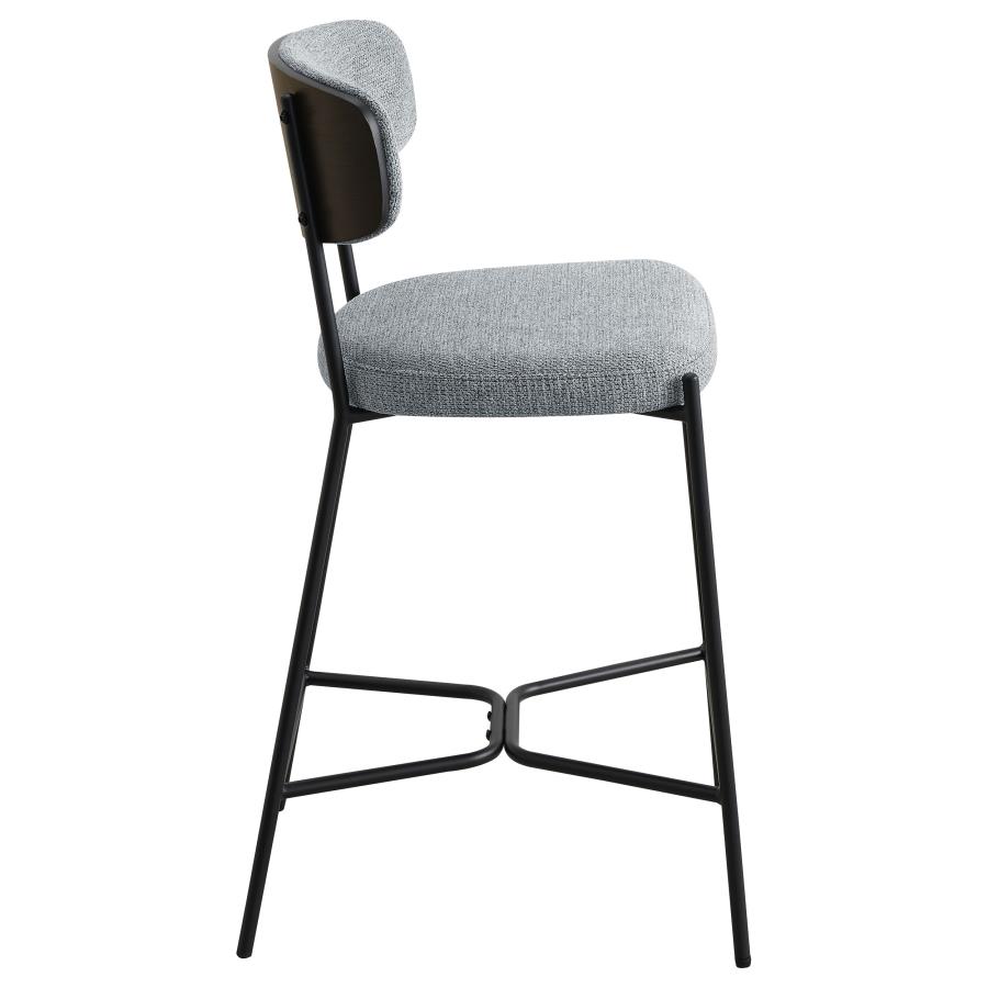 (image for) Elison Counter Height Bar Stool Grey (Set of 2)