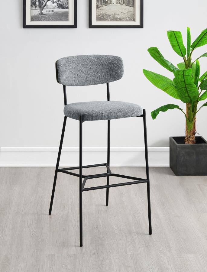 (image for) Elison Pub Height Bar Stool Grey (Set of 2)