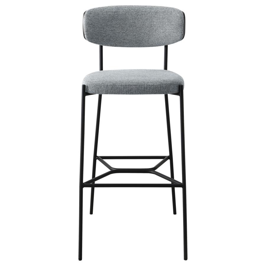 (image for) Elison Pub Height Bar Stool Grey (Set of 2)