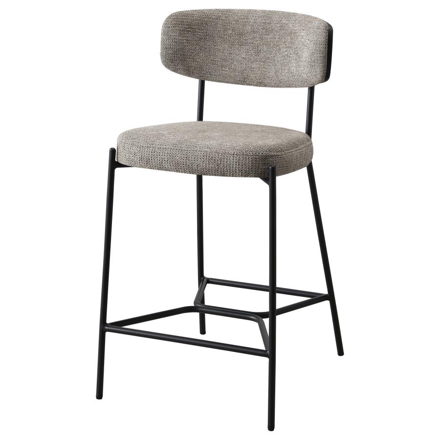 (image for) Elison Counter Height Bar Stool Light Brown (Set of 2)