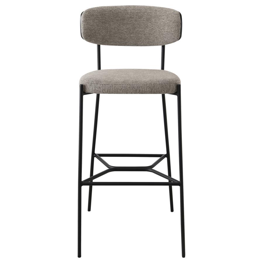 (image for) Elison Pub Height Bar Stool Light Brown (Set of 2)