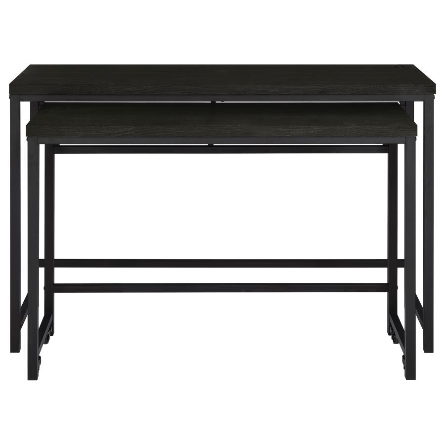 (image for) Hawes 4-piece Multipurpose Counter Height Table Set Black