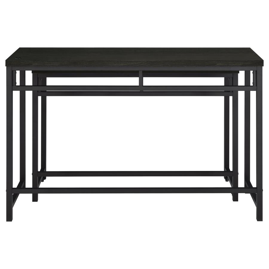 (image for) Hawes 4-piece Multipurpose Counter Height Table Set Black