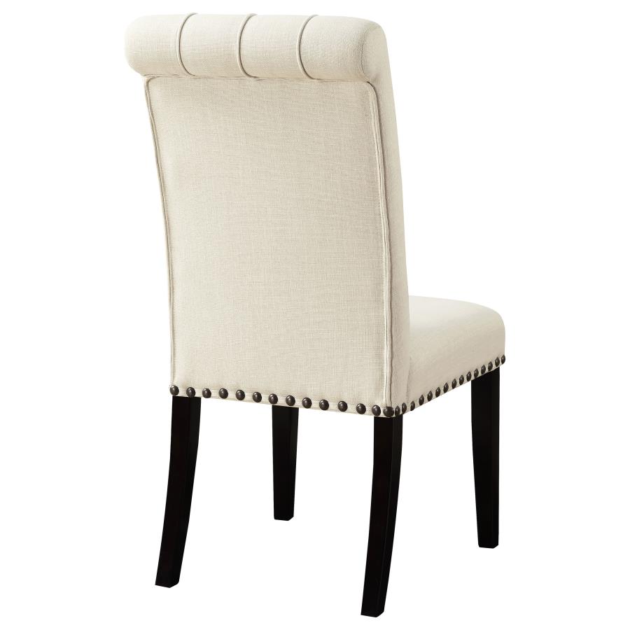 (image for) Alana Fabric Upholstered Dining Side Chair Beige (Set of 2)