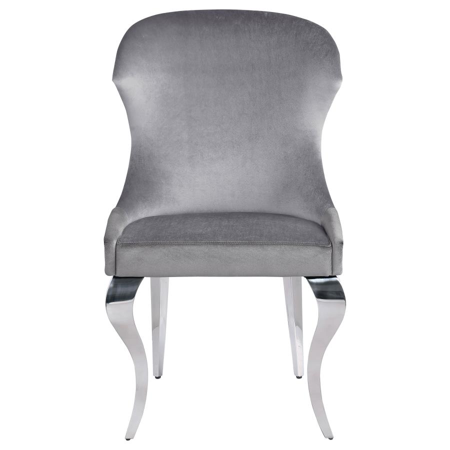 (image for) Cheyanne Upholstered Dining Side Chair Grey (Set of 2)