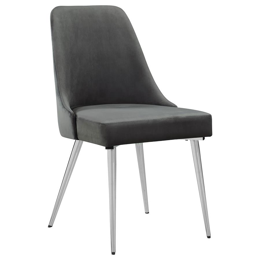 (image for) Cabianca Upholstered Dining Side Chair Grey (Set of 2)