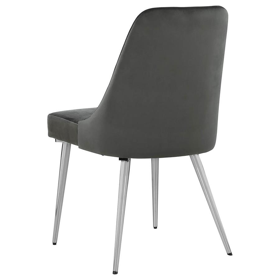 (image for) Cabianca Upholstered Dining Side Chair Grey (Set of 2)