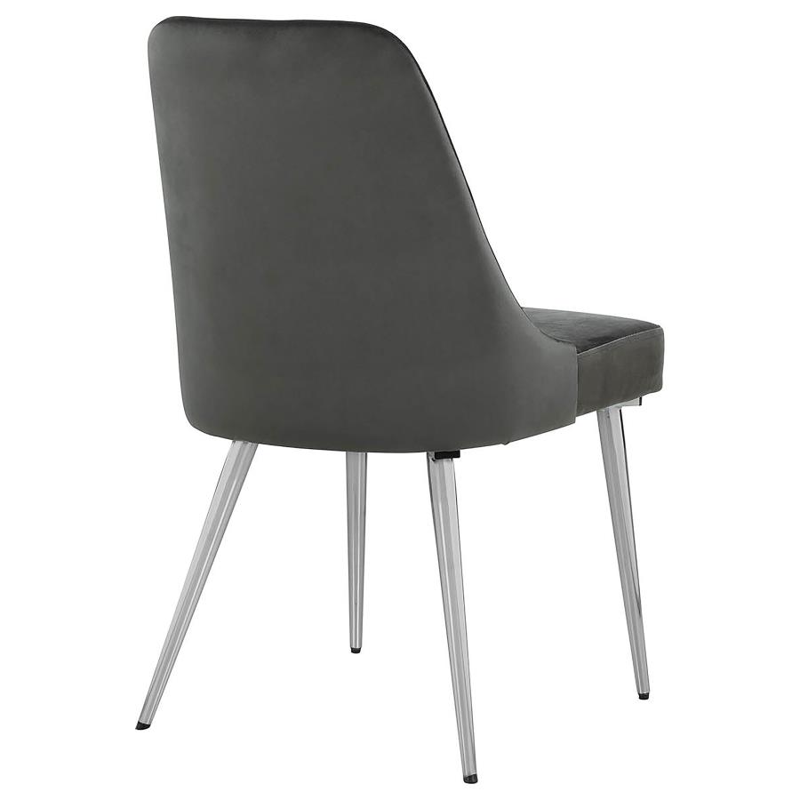 (image for) Cabianca Upholstered Dining Side Chair Grey (Set of 2)