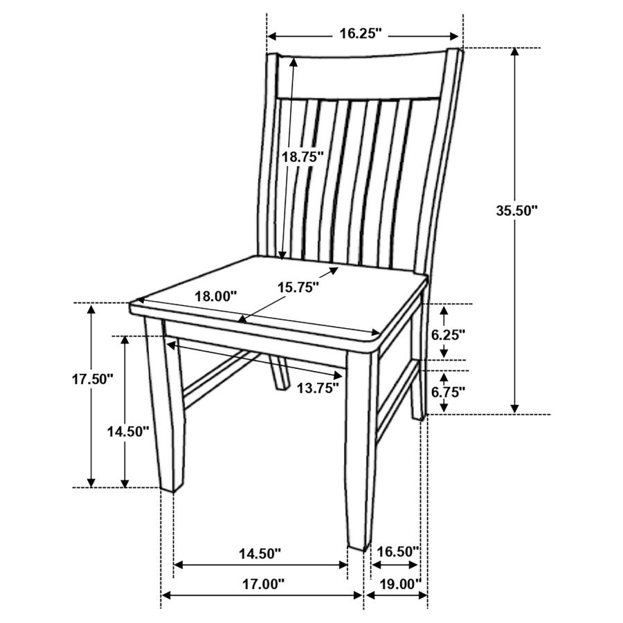 (image for) Kirby 7-piece Rectangular Dining Table Set Rustic Off White