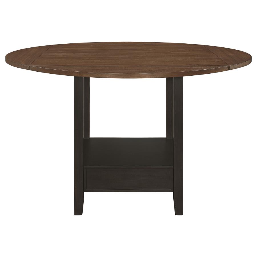 (image for) Sanford 60-inch Extension Leaf Counter Dining Table Espresso