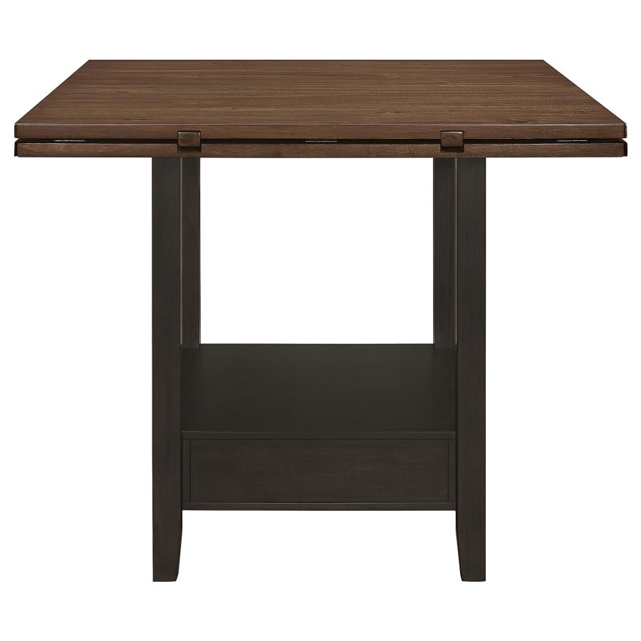 (image for) Sanford 60-inch Extension Leaf Counter Dining Table Espresso